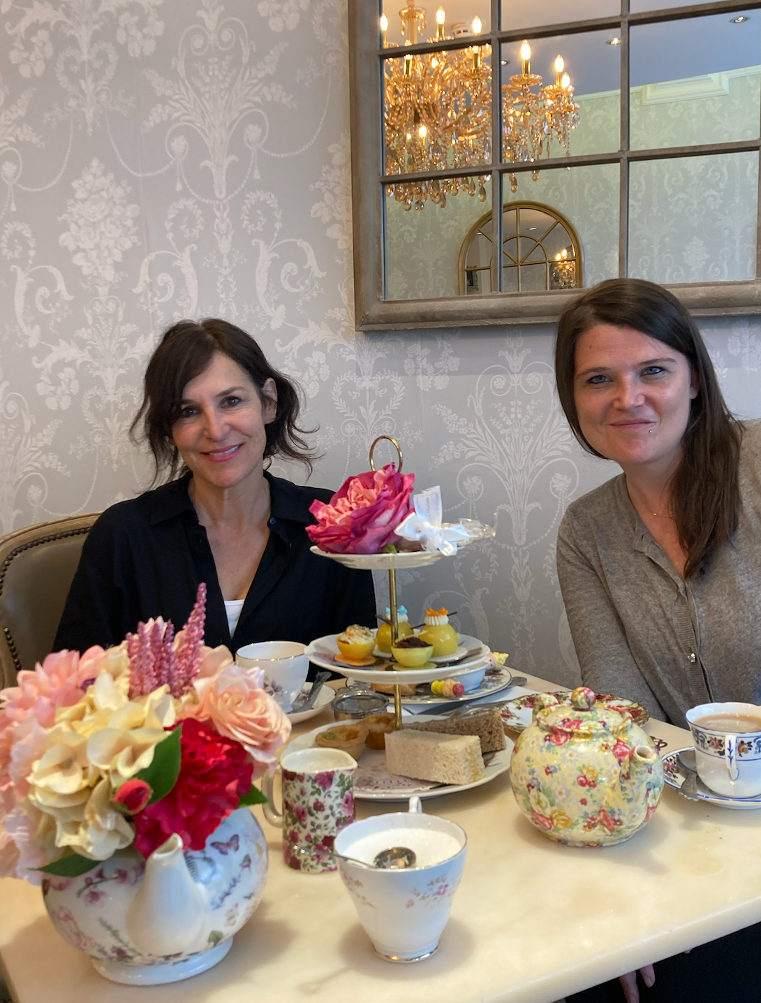 Laura and Jennika Go to Afternoon Tea